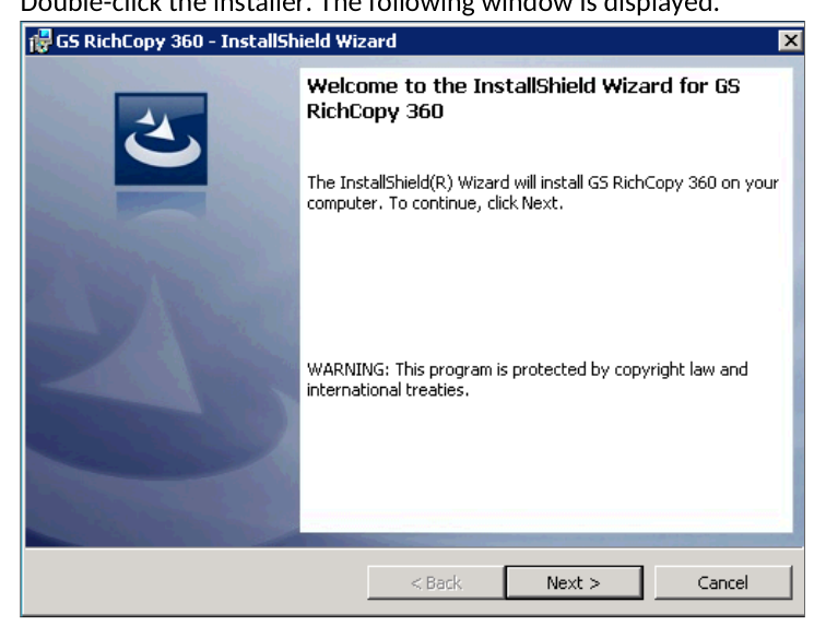 GS RichCopy 360 screenshot