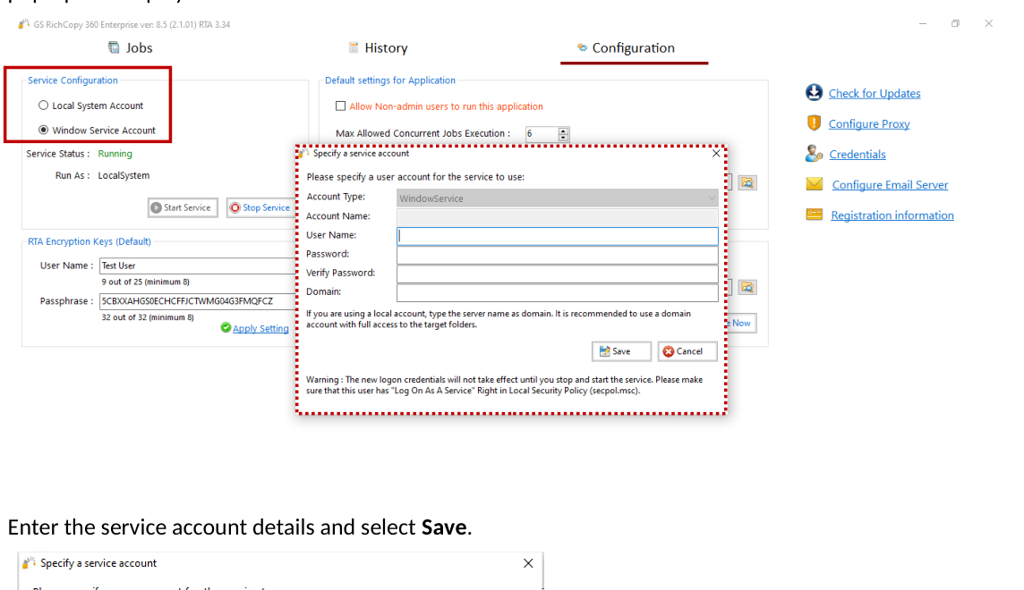 GS RichCopy 360 screenshot