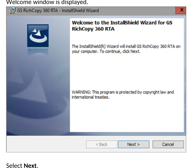 GS RichCopy 360 screenshot
