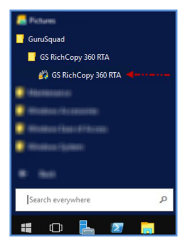 GS RichCopy 360 screenshot