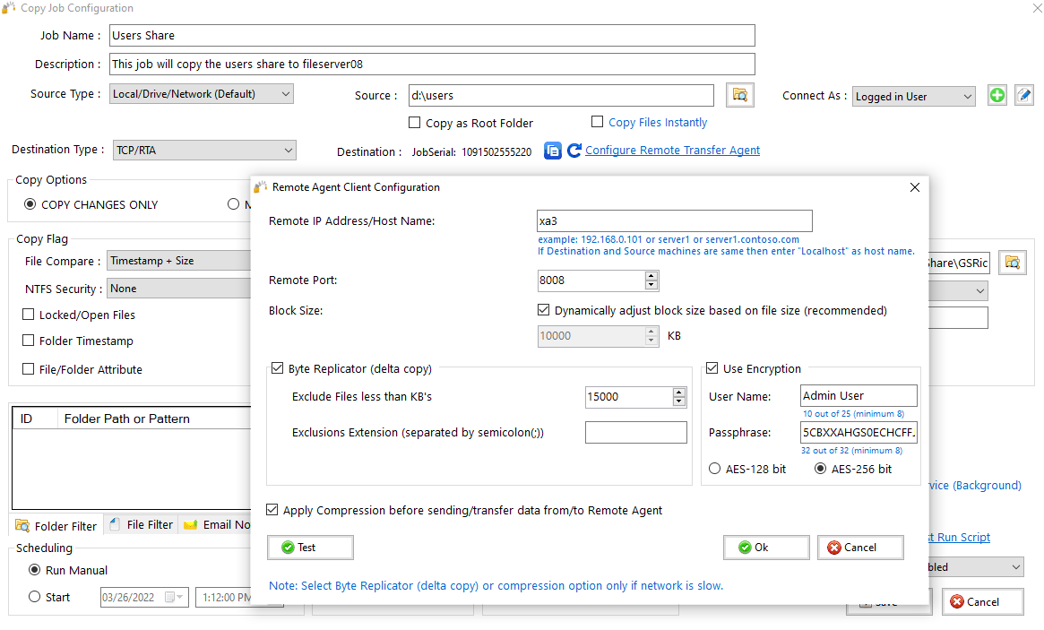 GS RichCopy 360 screenshot