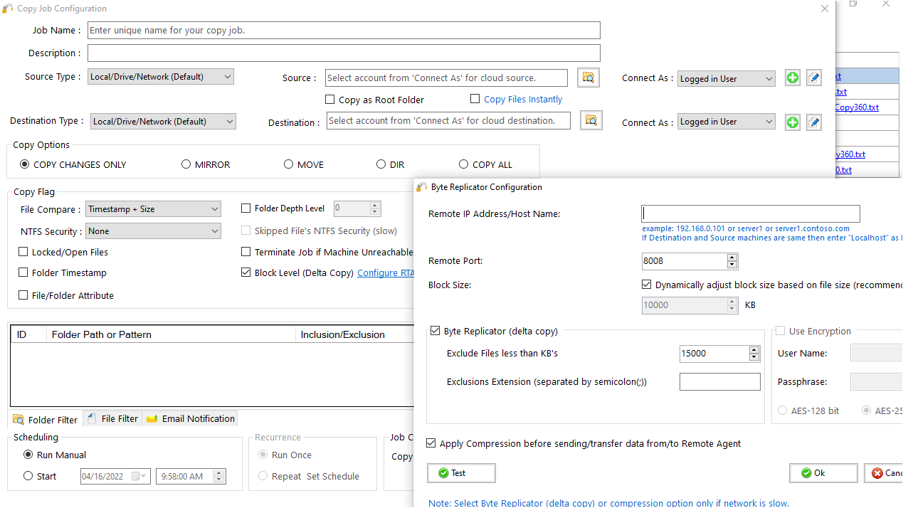GS RichCopy 360 screenshot