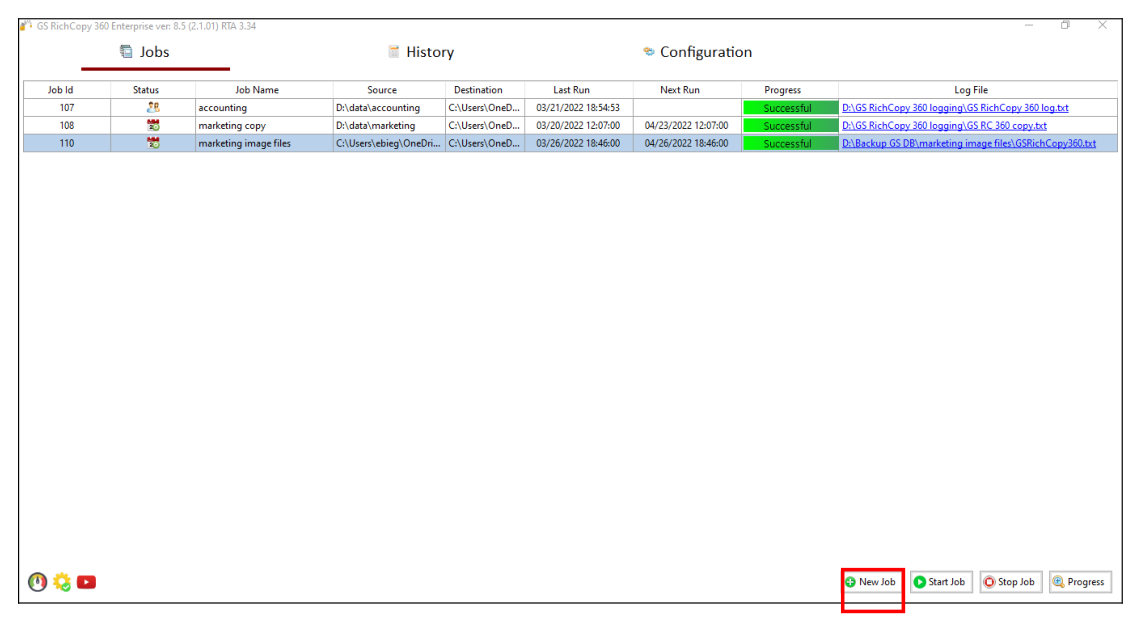GS RichCopy 360 screenshot