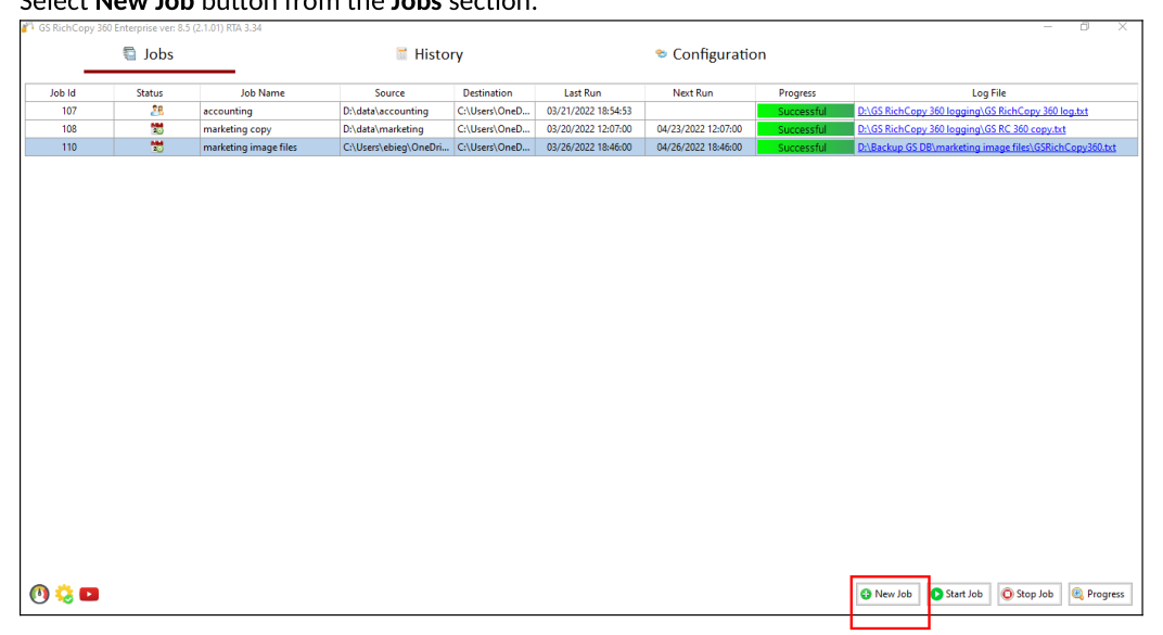 GS RichCopy 360 screenshot