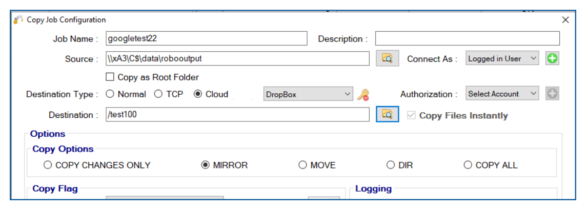 GS RichCopy 360 screenshot