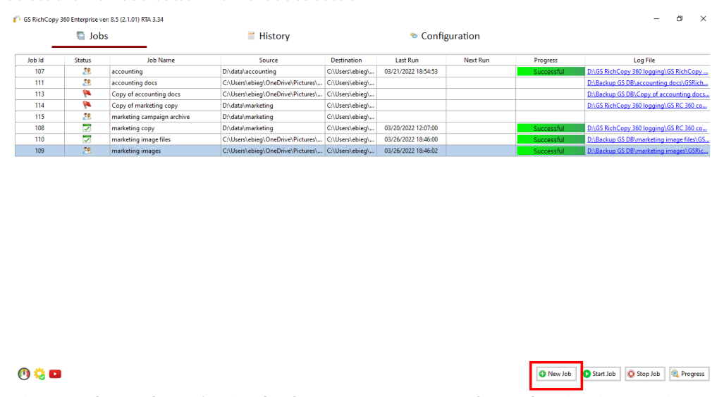 Graphical user interface, table