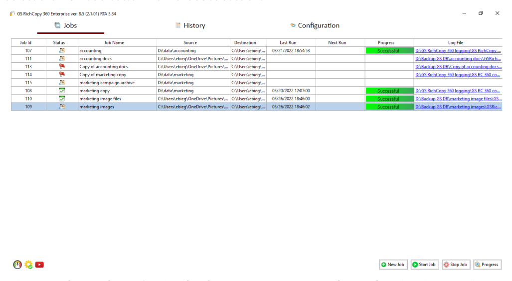 Graphical user interface, table