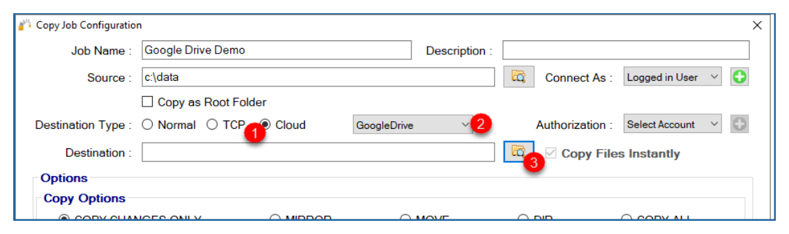 GS RichCopy 360 screenshot