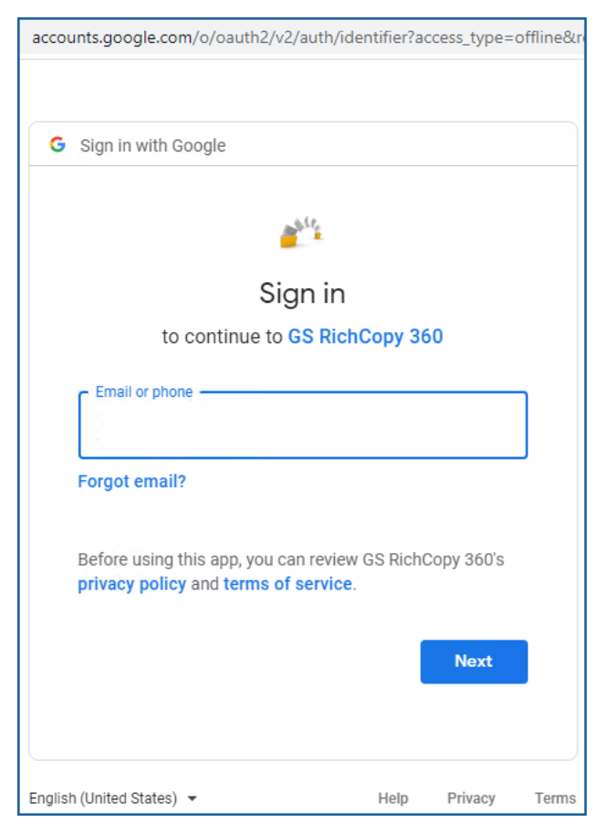 GS RichCopy 360 screenshot