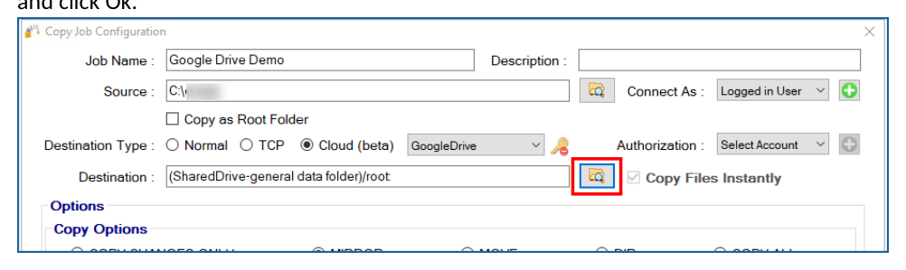 GS RichCopy 360 screenshot