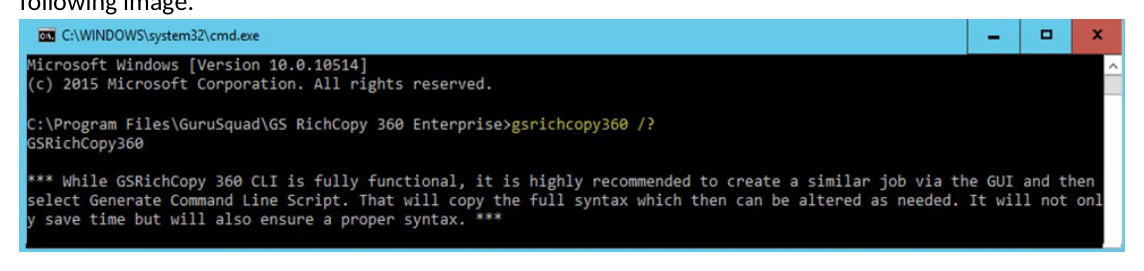 GS RichCopy 360 screenshot