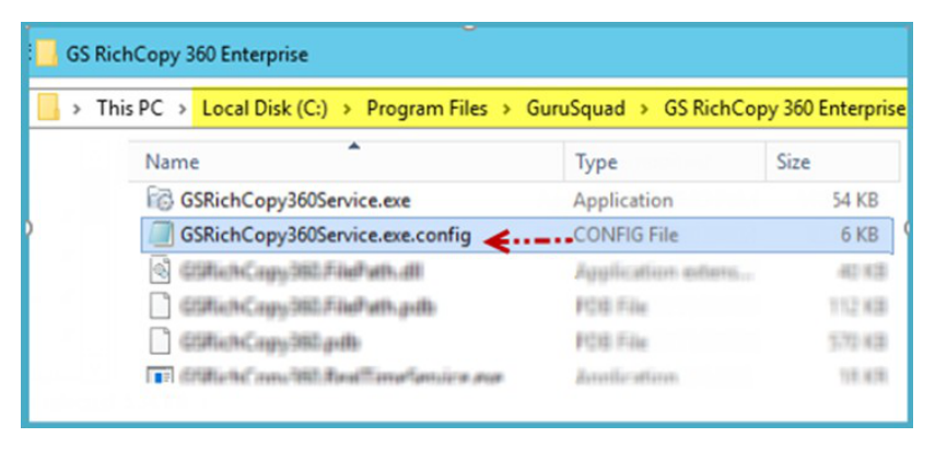GS RichCopy 360 screenshot