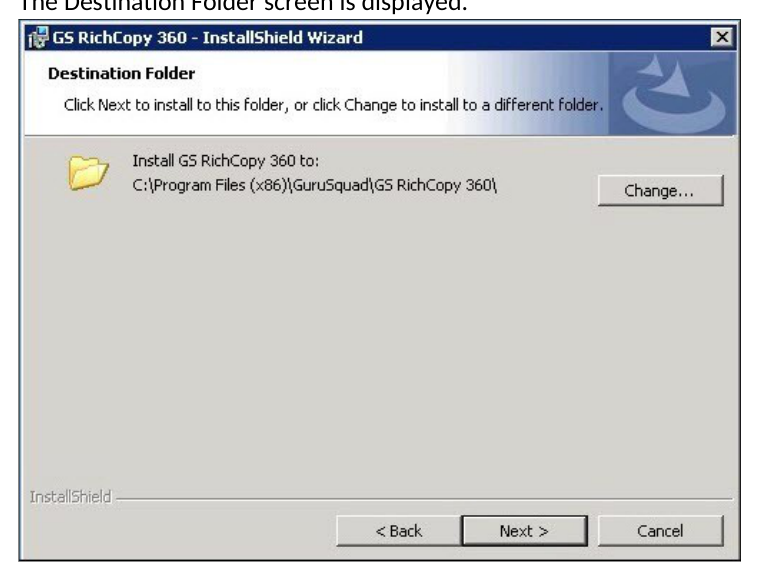 GS RichCopy 360 screenshot