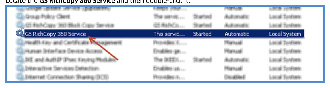 GS RichCopy 360 screenshot