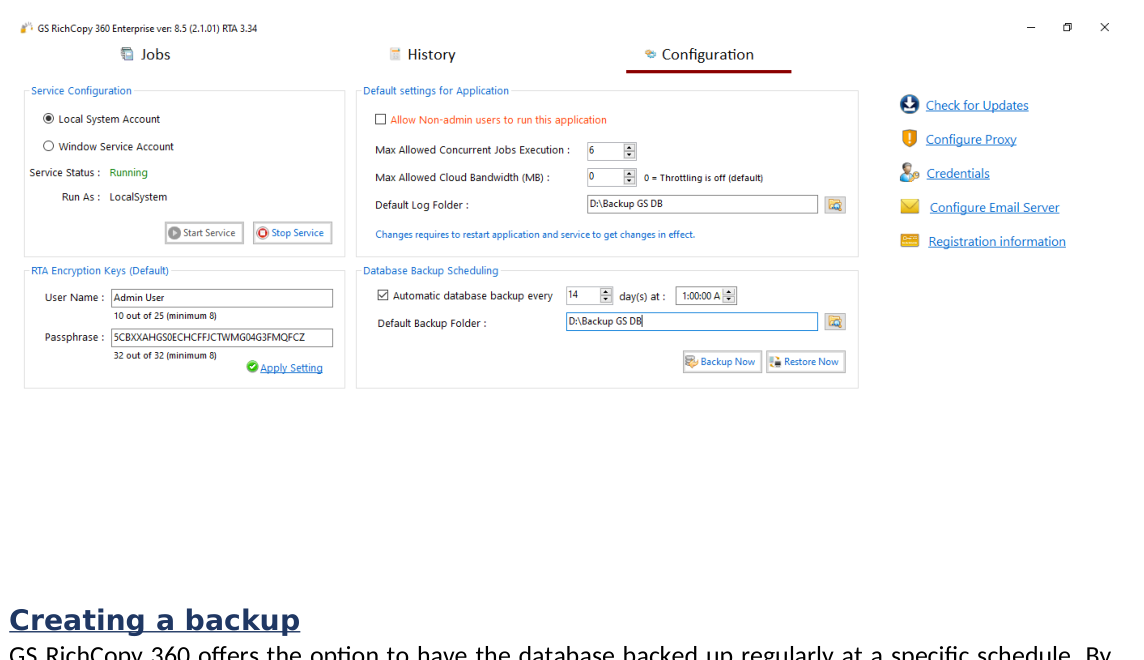 GS RichCopy 360 screenshot