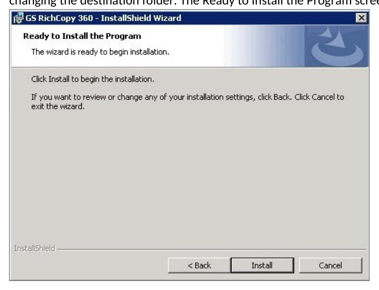 GS RichCopy 360 screenshot
