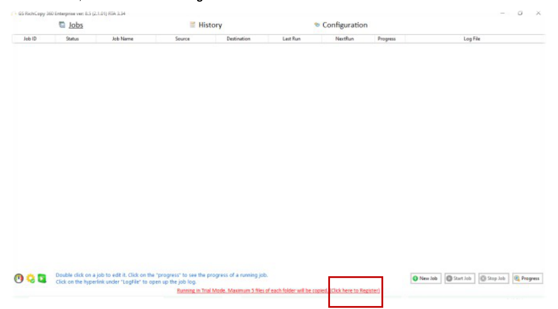 GS RichCopy 360 screenshot