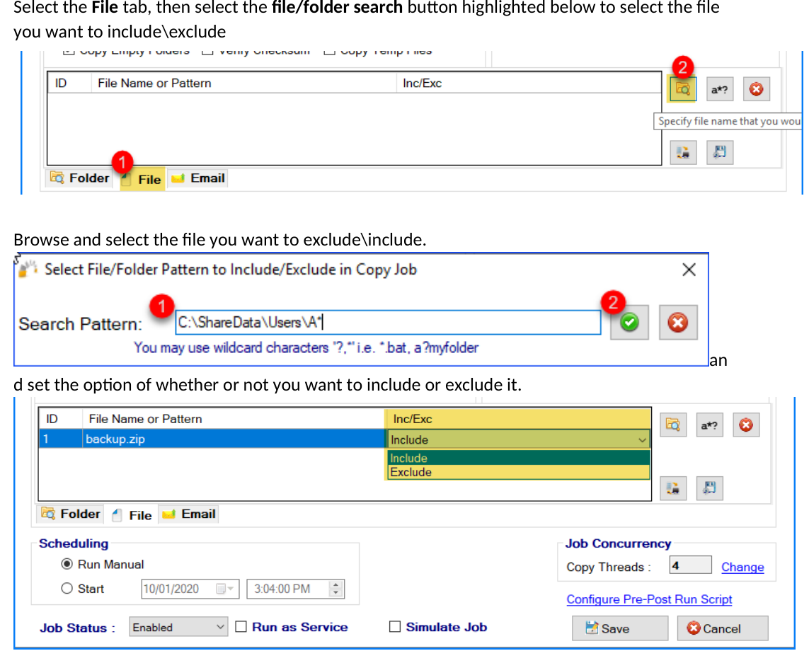 GS RichCopy 360 screenshot